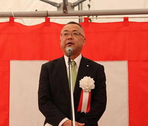 主催者挨拶（乘京副社長）の写真