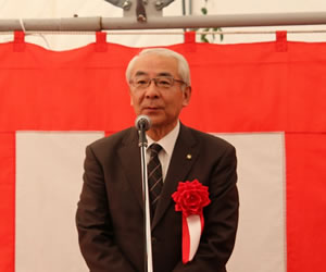 中津川市長のご祝辞の写真