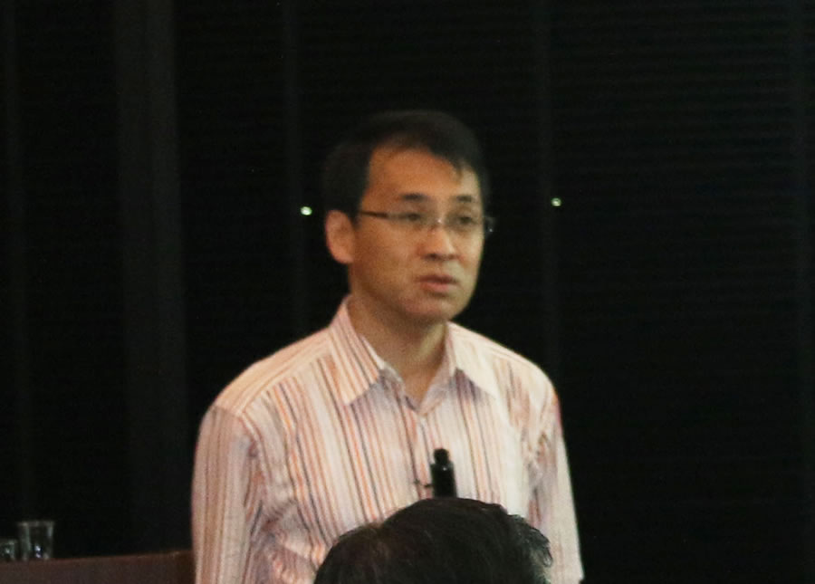 特別講演講師の東北大学 佐貫智行先生の写真