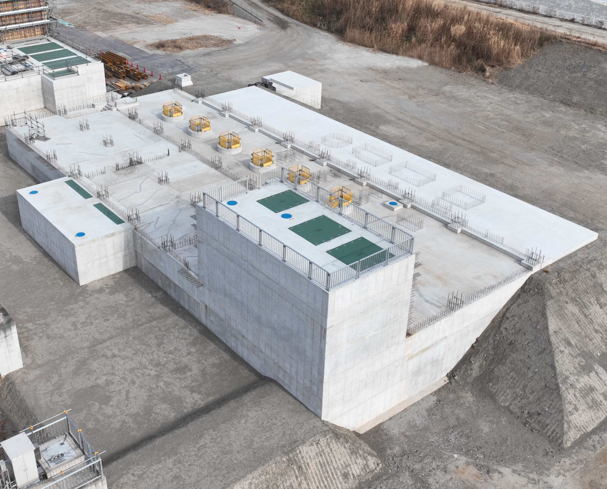 江戸川第一終末処理場ろ過施設土木工事・放流ポンプ棟土木工事