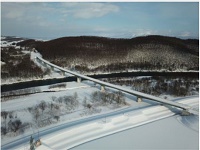 旭川十勝道路　富良野市　新富良野大橋Ｂ橋上部工事（北海道）