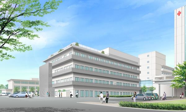 福井赤十字病院（仮称）がん診療棟 腎臓泌尿器透析センター建設工事（福井県）のイメージ