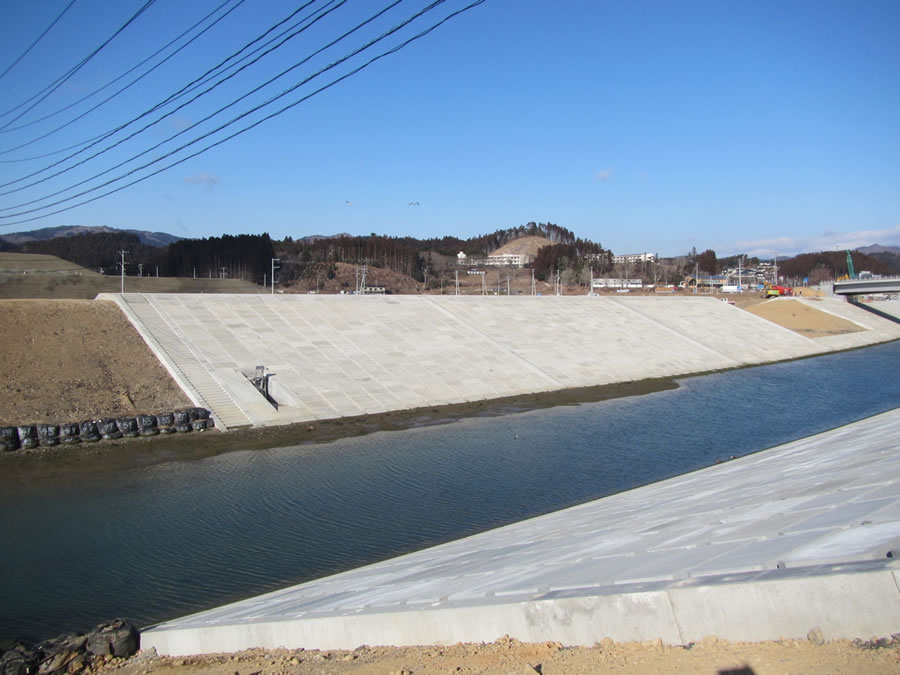 八幡川外河川災害復旧工事（宮城県）