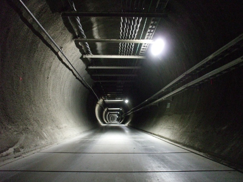 飛騨トンネル避難坑工事（岐阜県）の写真