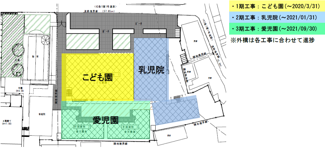 社会福祉法人聖霊病院　児童福祉施設改築工事　の画像