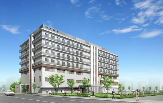 柏戸病院新築工事（千葉県）のイメージ
