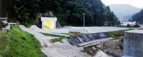 小谷川（河川）トンネル（島根県）の写真