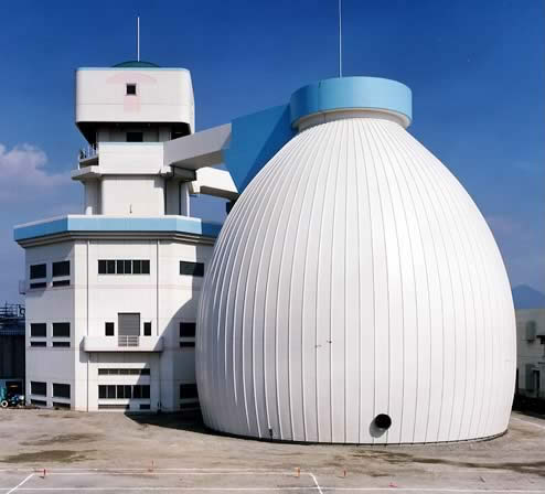 御笠川卵形消化槽（福岡県）の写真