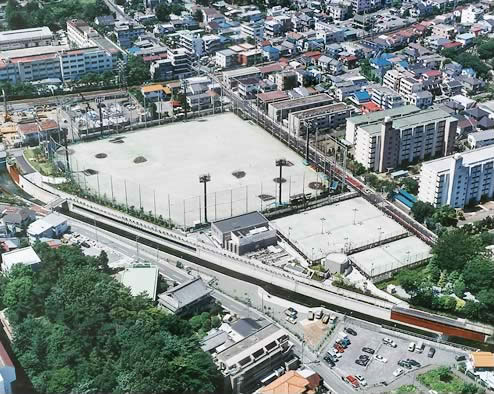 妙正寺川上高田調節池（東京都）の写真