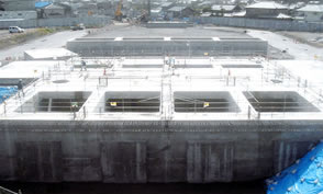 日光川西中野排水機場（愛知県）の写真
