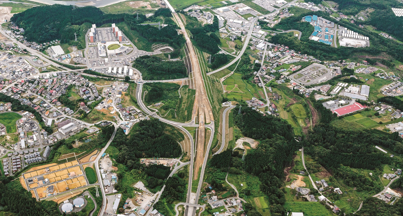 国道４５号 陸前高田道路工事（岩手県）の写真