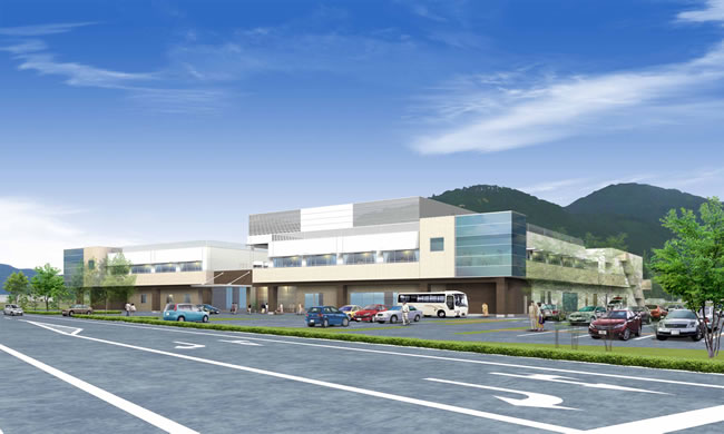 西予市新病院建築工事（愛媛県）のイメージ