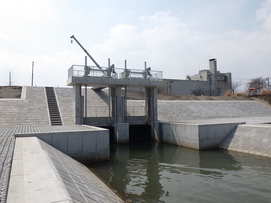 鶴巻ポンプ場建設工事（宮城県）