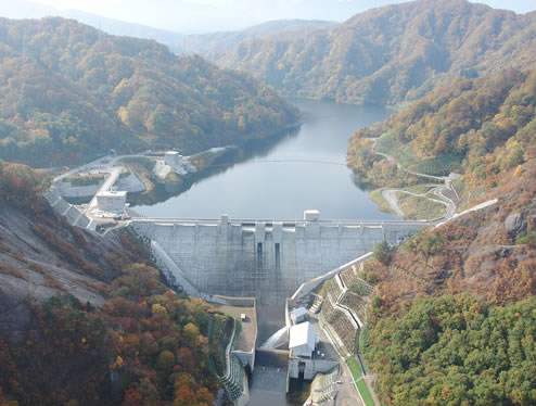横川ダム（山形県）の写真