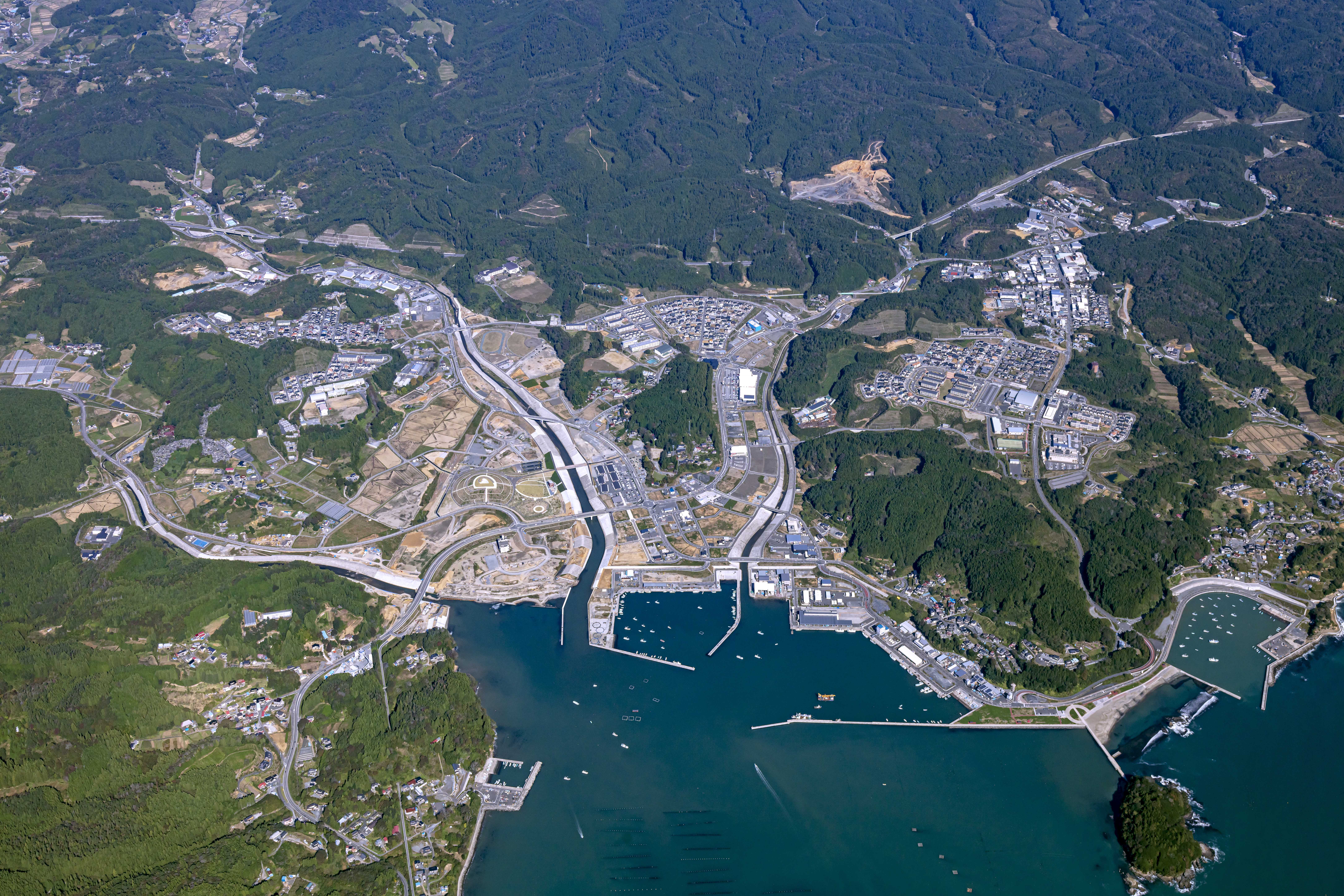 志津川土地区画整理事業地区外整備工事（宮城県）｜土地造成｜土木