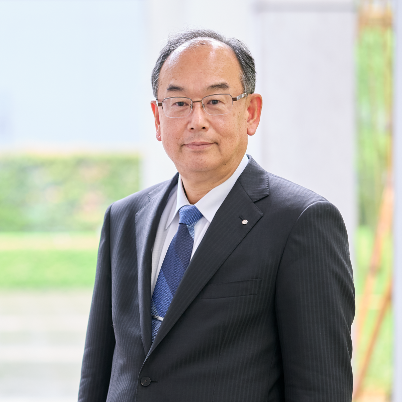 飛島建設代表取締役社長 築地　功の写真