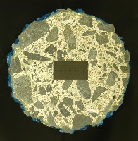 写真-4　蛍光エポキシ樹脂含浸法による画像例(可視光)