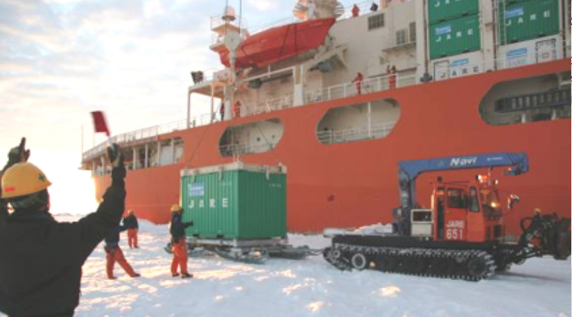 南極到着・引き継ぎ作業の開始