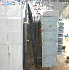 夢洲トンネル沈埋函(8号函)製作工事(大阪府)の写真