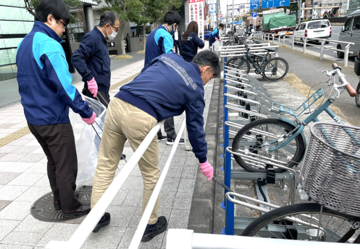 マラソンコース(沿道)清掃ボランティア①