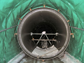 排水設備・FRPM管の設置状況の写真